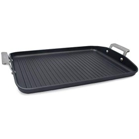 Griddle Plate Vaello Grey Cast Iron (47 x 27 cm) | Tienda24 Tienda24.eu