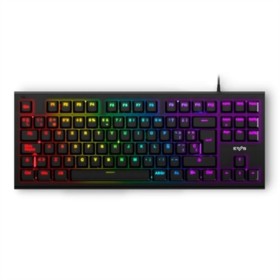 Teclado Gaming Newskill Gungnyr TKL Pro Ivory LED RGB Qwerty Español | Tienda24 Tienda24.eu