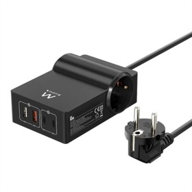 Tragbares Ladegerät Ewent ew3992 Schwarz 65 W von Ewent, USB-Hubs - Ref: M0310789, Preis: 30,23 €, Rabatt: %