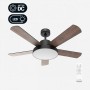 Ceiling Fan Universal Blue 266-UVT1314 Black | Tienda24 Tienda24.eu