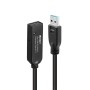 USB-Kabel LINDY 43376 Schwarz 10 m (1 Stück) | Tienda24 Tienda24.eu