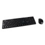 Clavier et souris sans fil Q-Connect KF17988 Noir Espagnol Qwerty | Tienda24 Tienda24.eu