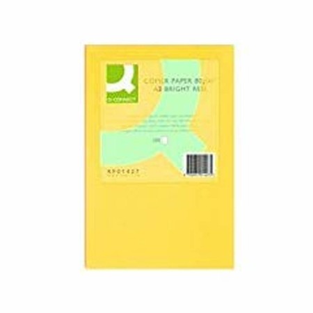 Papel para Imprimir Q-Connect KF18006 Amarelo A3 500 Folhas | Tienda24 Tienda24.eu