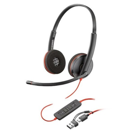 Auriculares com microfone HP 8X228AA Preto | Tienda24 Tienda24.eu