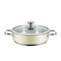 Casserole avec Couvercle Haeger PA-24L.009A Beige Ø 24 cm | Tienda24 Tienda24.eu