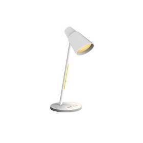 Desk lamp Home ESPRIT White Brown 50 W 220 V 38 x 38 x 47 cm | Tienda24 Tienda24.eu