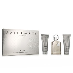 Conjunto de Perfume Homem Afnan Supremacy Silver EDP 3 Peças de Afnan, Conjuntos - Ref: S8312905, Preço: 42,86 €, Desconto: %