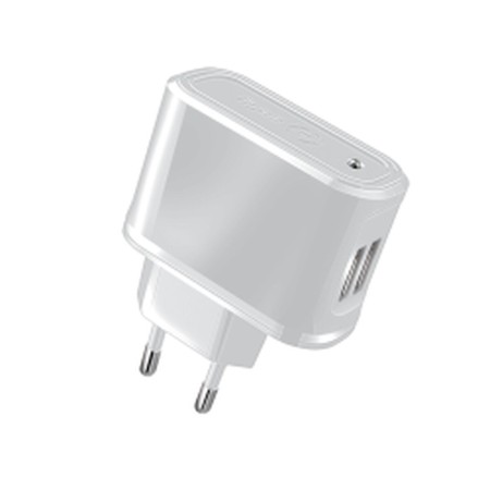 Wall Charger Celly TCUSB22W White (1 Unit) | Tienda24 Tienda24.eu