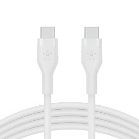 Cable USB Belkin WIA008BTWH Blanco 1,5 m (1 unidad) | Tienda24 Tienda24.eu