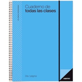 Agenda Finocam Tempus Noir quarto 15,5 x 21,7 cm 2024-2025 | Tienda24 - Global Online Shop Tienda24.eu