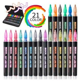 Felt-tip pens POSCA PC-1M Silver (6 Units) | Tienda24 - Global Online Shop Tienda24.eu