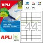 Adhesive labels Apli 581285 100 Sheets 48,5 x 25,4 mm White by Apli, Adhesive labels and stickers - Ref: S8400837, Price: 21,...