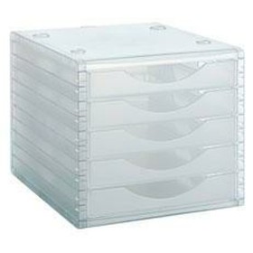 Arquivador modular Archivo 2000 ArchivoTec 5 gavetas Transparente 34 x 27 x 26 cm Archivo 2000 - 1