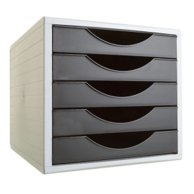 Arquivador modular Archivo 2000 ArchivoTec Serie 4000 Azul 5 gavetas Din A4 Cinzento 34 x 27 x 26 cm | Tienda24 - Global Online Shop Tienda24.eu