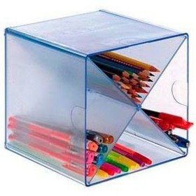 Veranstalter Archivo 2000 polystyrol Blau 15 x 15 x 15 cm von Archivo 2000, Schreibtischbedarf, Organizer und Dispenser - Ref...