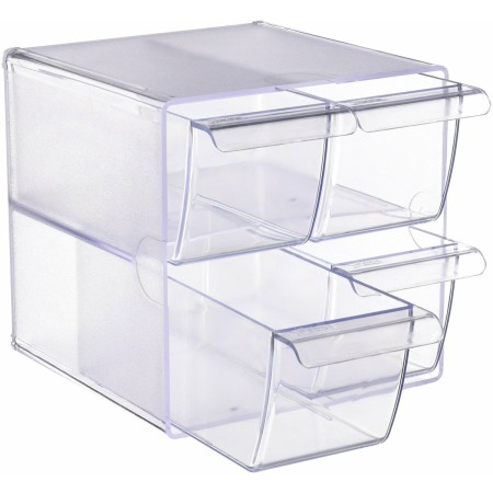 Multi-Purpose Organiser Archivo 2000 Transparent 19 x 15 x 15 cm | Tienda24 - Global Online Shop Tienda24.eu