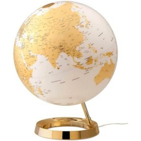 Globe terrestre lumineux Atmosphere Light & Colour Doré Plastique Ø 30 cm de Atmosphere, Géographie - Réf : S8401455, Prix : ...