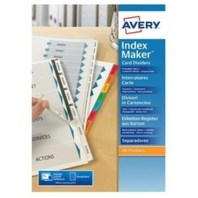 Séparateurs Avery Transparent 12 Volets A4 de Avery, Onglets séparateurs - Réf : S8401474, Prix : 9,75 €, Remise : %