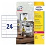 Klebeetiketten Avery Weiß 20 Blatt 70 x 37 mm | Tienda24 - Global Online Shop Tienda24.eu