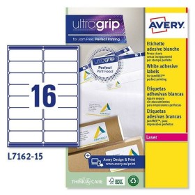 Adesivos/Etiquetas Avery L7162-15 99,1 x 33,9 mm Branco 15 Folhas de Avery, Etiquetas adesivas e autocolantes - Ref: S8401503...