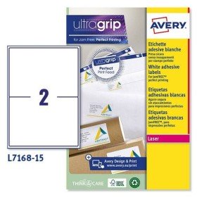 Adesivos/Etiquetas Avery L7168 199,6 x 143,5 mm Branco 15 Folhas de Avery, Etiquetas adesivas e autocolantes - Ref: S8401504,...