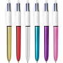 Conjunto de Canetas Bic Shine Silver Branco Multicolor (12 Peças) | Tienda24 - Global Online Shop Tienda24.eu