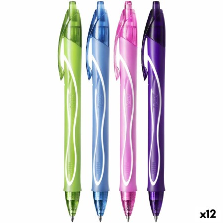 Gel pen Bic Gel-Ocity Quick Dry 4 Colours 0,3 mm 12 Pieces | Tienda24 - Global Online Shop Tienda24.eu