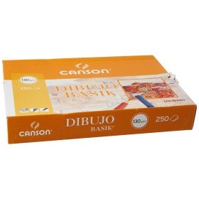 Drawing paper Canson Basik 250 Sheets White 250 Pieces | Tienda24 - Global Online Shop Tienda24.eu