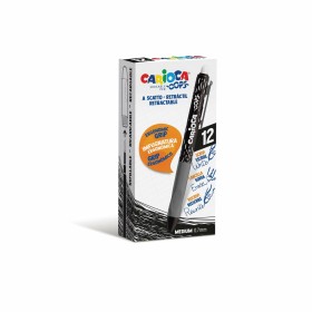 Stift Carioca Oops Schwarz 0,7 mm (12 Stücke) von Carioca, Druckkugelschreiber - Ref: S8403470, Preis: 15,78 €, Rabatt: %