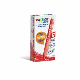 Crayon Carioca Oops Rouge 0,7 mm (12 Pièces) de Carioca, Stylos à bille rétractable - Réf : S8403472, Prix : 15,74 €, Remise : %