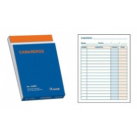 Carnet de serveur DOHE 50088D 1/8 10 Pièces 100 Volets de DOHE, Formulaires de facturation - Réf : S8404155, Prix : 17,55 €, ...