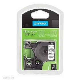 Cinta laminada para máquinas rotuladoras Dymo 16958 Branco Preto 19 mm x 3,5 m de Dymo, Etiquetas adesivas e autocolantes - R...