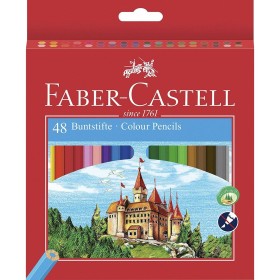 Buntstifte Faber-Castell Castle Bunt 48 Stücke von Faber-Castell, Zeichnungsmaterialien - Ref: S8406448, Preis: 9,79 €, Rabat...