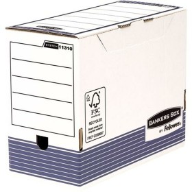 File Box Fellowes 10 Units Blue White A4 by Fellowes, File classifiers and storage - Ref: S8407031, Price: 25,39 €, Discount: %