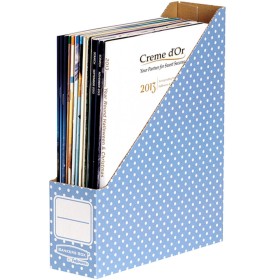 Porta-revistas Fellowes 4482101 Azul A4 Cartão Reciclado 10 Peças 7,8 x 31,1 x 25,8 cm de Fellowes, Pastas - Ref: S8407054, P...