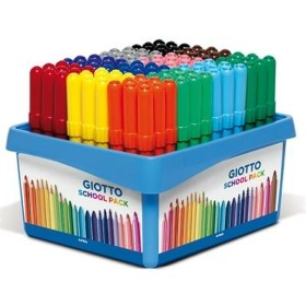 Conjunto de Canetas de Feltro Giotto TURBO MAXI SCHOOLPACK Multicolor de Giotto, Materiais de desenho - Ref: S8408407, Preço:...