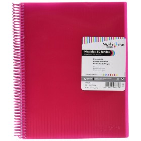 Classeur Grafoplas Maxiplás Fuchsia A4 de Grafoplas, Dossiers - Réf : S8408765, Prix : 10,41 €, Remise : %