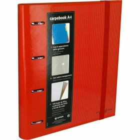 Reliure à anneaux Grafoplas Carpebook Rouge 32 x 28 x 4 cm de Grafoplas, Classeurs - Réf : S8408845, Prix : 10,25 €, Remise : %