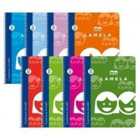 Notebook Lamela Multicolour Quarto 10 Pieces by Lamela, Wirebound Notebooks - Ref: S8411385, Price: 17,34 €, Discount: %