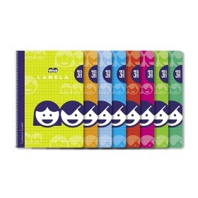 Cahier Lamela 3 mm Jaune Din A4 5 Pièces 80 Volets | Tienda24 - Global Online Shop Tienda24.eu