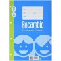 Recarga Lamela 10 Unidades Folhas de quadrícula Azul Branco 100 Folhas | Tienda24 - Global Online Shop Tienda24.eu