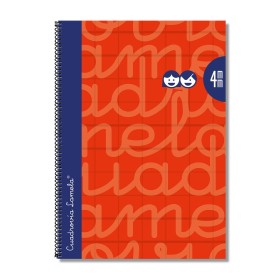 Caderno Lamela Vermelho Quarto 5 Peças 80 Folhas de Lamela, Cadernos de argolas - Ref: S8411396, Preço: 22,51 €, Desconto: %