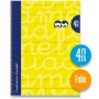 Notebook Lamela Yellow Din A4 5 Pieces 80 Sheets | Tienda24 - Global Online Shop Tienda24.eu