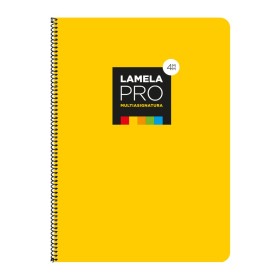 Caderno Lamela Amarelo Din A4 5 Peças 100 Folhas de Lamela, Cadernos de argolas - Ref: S8411420, Preço: 36,23 €, Desconto: %