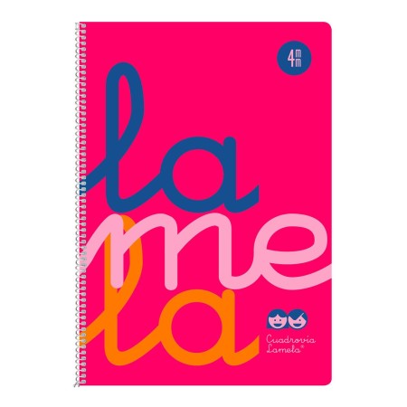 Notebook Lamela Pink Din A4 5 Pieces 80 Sheets | Tienda24 - Global Online Shop Tienda24.eu