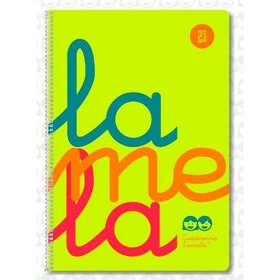 Notebook Lamela Fluor Yellow Din A4 5 Pieces 80 Sheets by Lamela, Wirebound Notebooks - Ref: S8411435, Price: 18,53 €, Discou...