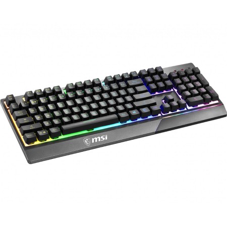 Clavier pour jeu MSI Vigor GK30 USB 2.0 RGB Espagnol Qwerty | Tienda24 Tienda24.eu