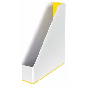 Porte-revues Leitz Jaune Blanc A4 polystyrène 7,3 x 31,8 x 27,2 cm de Leitz, Dossiers - Réf : S8411729, Prix : 14,94 €, Remis...