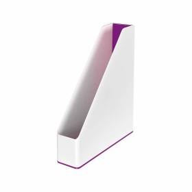 Magazine rack Leitz White Violet A4 polystyrene 7,3 x 31,8 x 27,2 cm by Leitz, Folders - Ref: S8411734, Price: 10,55 €, Disco...