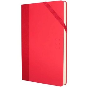 Caderno de Notas Milan Paperbook Branco Vermelho 21 x 14,6 x 1,6 cm de Milan, Cadernos de redação - Ref: S8412935, Preço: 10,...